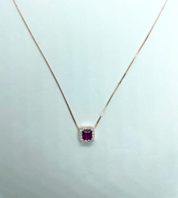 Collana con pendente colorato - immagine 2