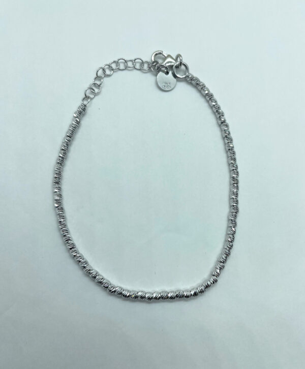 Bracciale palline diamantate - immagine 3
