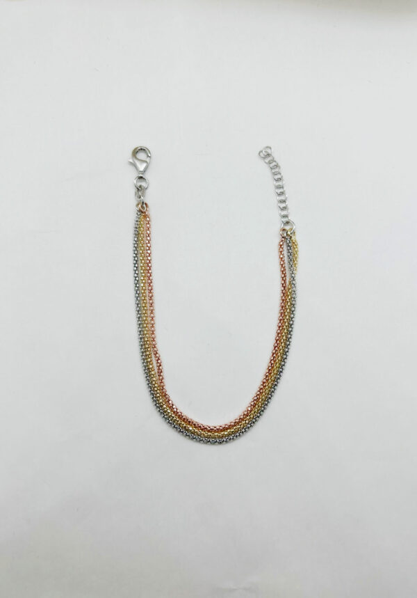 Bracciale fili tricolore