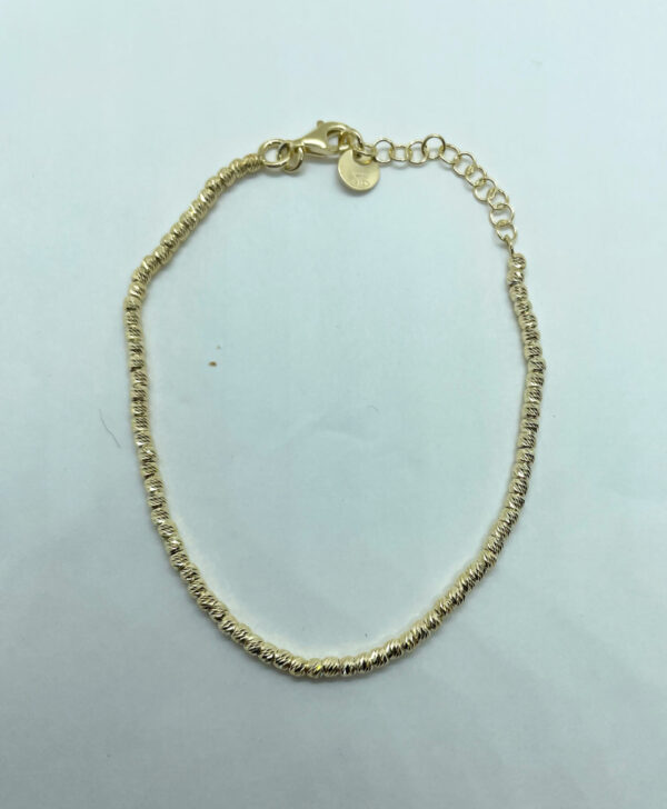 Bracciale palline diamantate - immagine 2