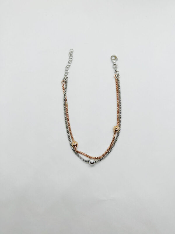 Bracciale bicolore