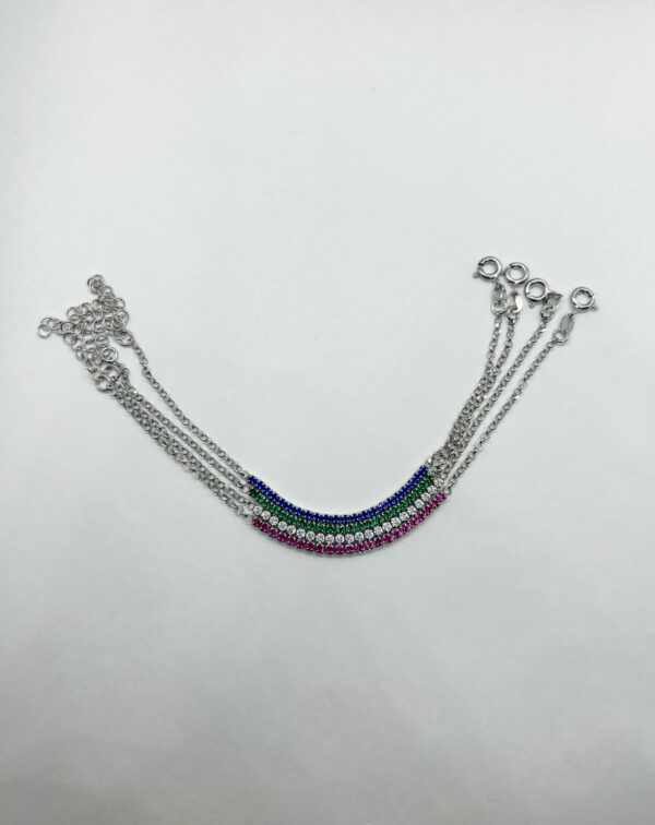 Bracciale con zirconi