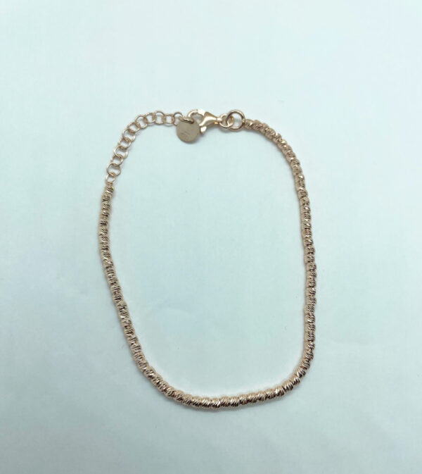 Bracciale palline diamantate - immagine 4