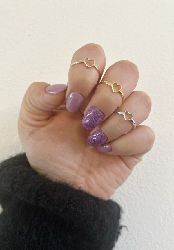 Anello con cuore