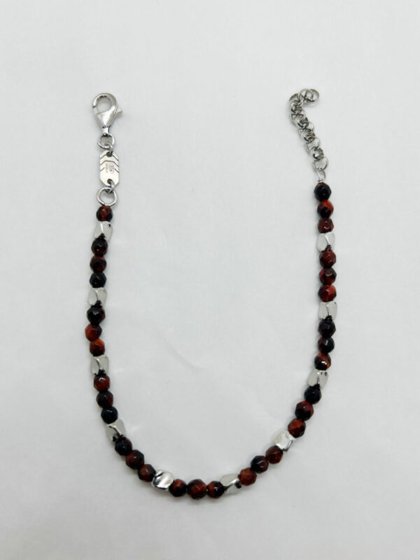 Bracciale uomo con pietre dure - immagine 3