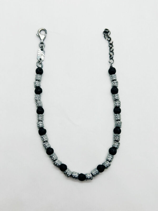 Bracciale uomo con pietre dure